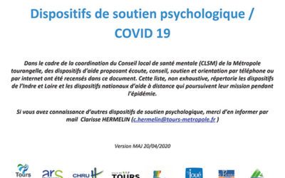 Dispositifs de soutien psychologique / COVID 19