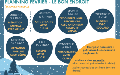 Planning le Bon endroit